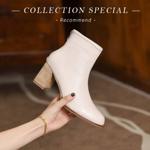 Handcrafted Leather Women's Shoes: Exquisite Quality & Timeless Elegance(Edfmr280)