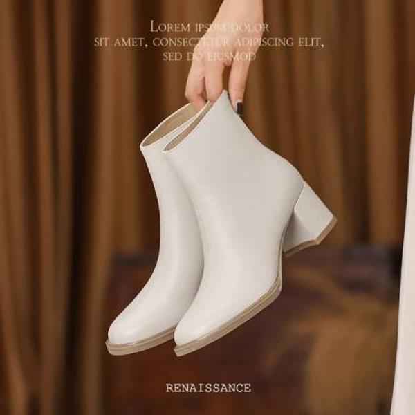 Elegant Handmade Leather Women's Shoes: Luxurious Craftsmanship(Edfmr318-1)