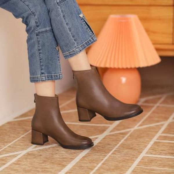 Elegant Handmade Leather Women's Shoes: Luxurious Craftsmanship(Edfmr318-1)