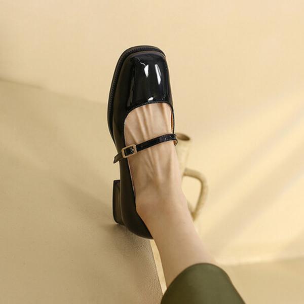 Handcrafted Genuine Leather Woman Shoes: Elegant Luxury Craftsmanship(Edfmr-538)