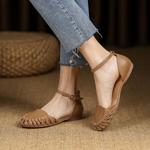 Exquisite Handmade Leather Women's Shoes: Luxe Elegance(Edfmr552)