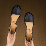 Exquisite Handmade Leather Women's Shoes: Luxe Elegance(Edfmr552)