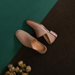 Handcrafted Leather Women's Shoes: Elegance in Every Detail(Edfmr573-1)