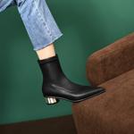 Luxury Handcrafted Leather Women's Shoes - Elegance Redefined(Edfmr595)