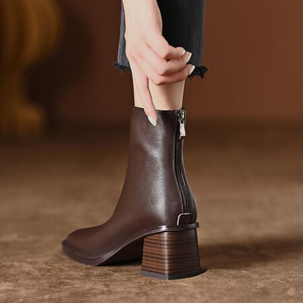 Handcrafted Leather Women's Shoes: Luxury, Elegance, and Artistry(Edfmr-302-)