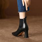 Crafted Luxury: Handmade Leather Women's Shoes(Edfmr563-5)