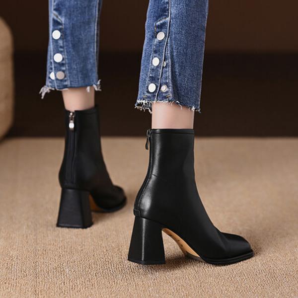 Luxurious Handcrafted Leather Women's Shoes(Edfmr582-2)