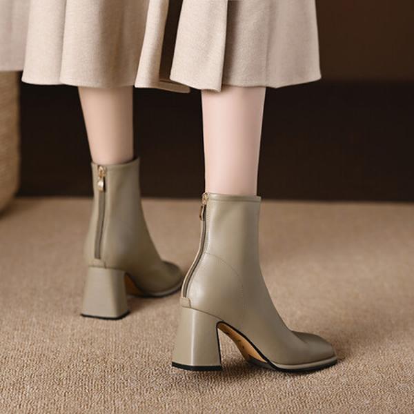 Luxurious Handcrafted Leather Women's Shoes(Edfmr582-2)