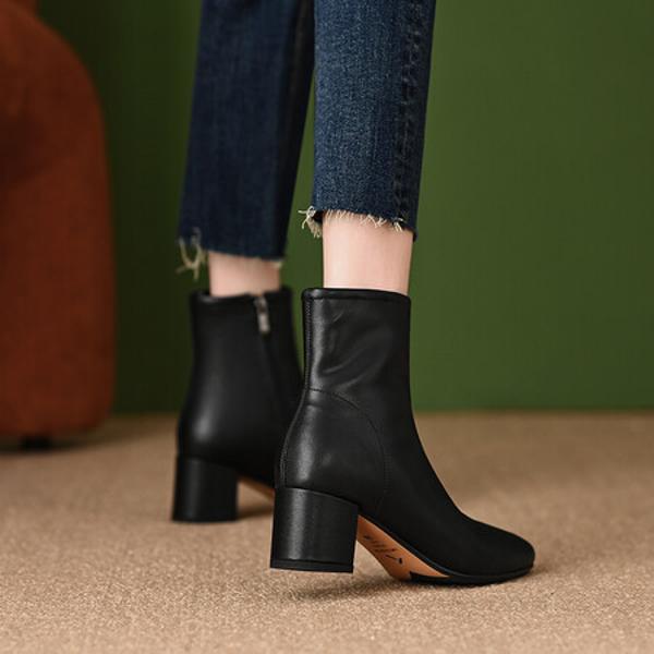 Exquisite Handcrafted Leather Shoes for the Elegant Woman(Edfmr3223)