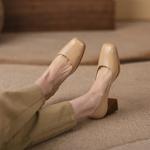 Exquisite Handcrafted Leather Women's Shoes: Elegance Redefined(Edfmr-251)