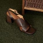 Elegant Handmade Leather Women's Shoes: Luxurious Craftsmanship & Quality(Edfmr6555)
