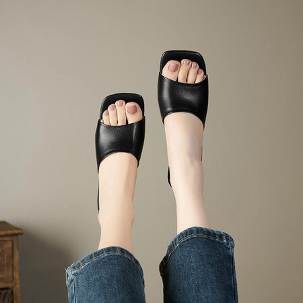 Handcrafted Luxurious Leather Women's Shoes - Elevate Elegance(Edfmr6821)