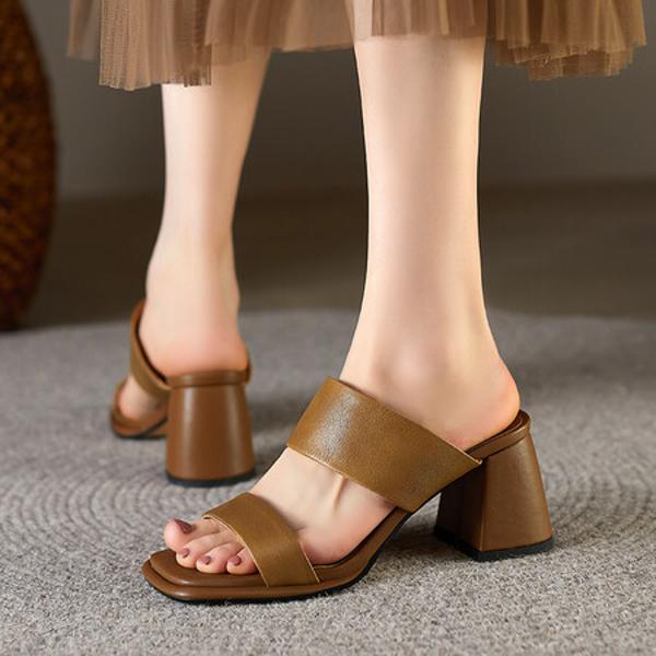 Handcrafted Luxury Leather Women's Shoes for Timeless Elegance(Edfmr6571)