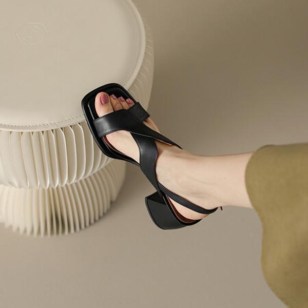 Handcrafted Luxury Leather Women's Shoes: Exquisite Elegance in Every Stitch(Edfmr-6573)