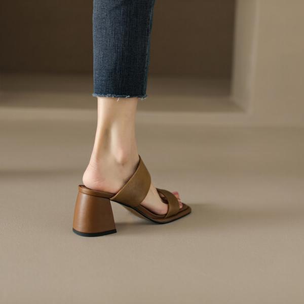 Elegant Handmade Genuine Leather Women's Footwear(Edfmr-6571)