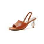 Handcrafted Luxury Leather Women's Shoes for Elegant Style(Edfmr-6821)