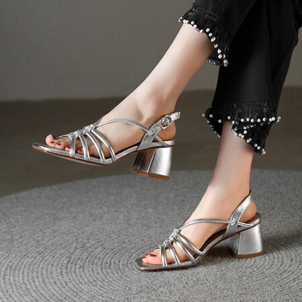 Handcrafted Luxury Leather Women's Shoes: Elegance in Every Stitch(Edfmr6801)