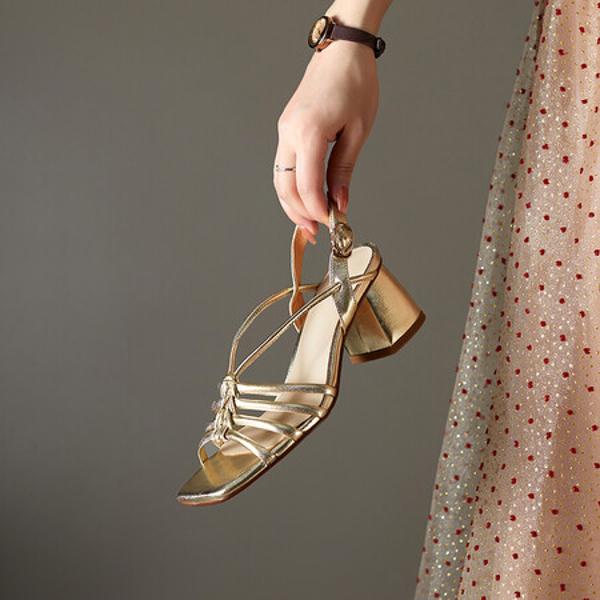 Handcrafted Luxury Leather Women's Shoes: Elegance in Every Stitch(Edfmr6801)