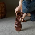 Handcrafted Luxury Leather Women's Shoes - Elegance in Every Detail(Edfmr6505)