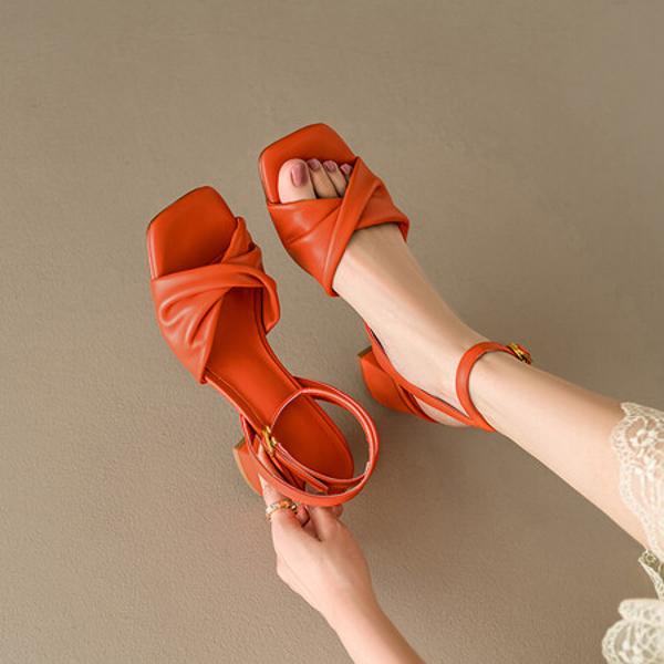 Exquisite Handcrafted Leather Women's Shoes: Luxury, Elegance, Quality(Edfmr6805等于2805)