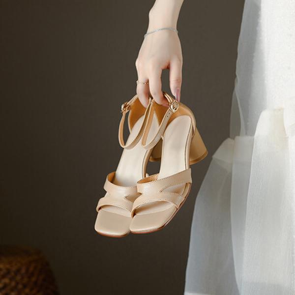 Exquisite Handcrafted Leather Women's Shoes: Luxury Meets Timeless Elegance(Edfmr-6866)