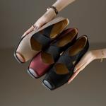 Handcrafted Luxurious Genuine Leather Women's Shoes - Elegance Redefined(Edfmr7088)