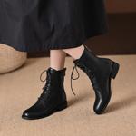 Handcrafted Luxury Leather Women's Shoes: Elegance & Quality in Every Stitch(Edfmr377-6-)