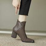 Handcrafted Genuine Leather Women’s Shoes - Elegant Luxury with Expert Craftsmanship(Edfmr6858)