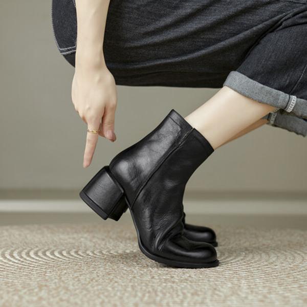 Handcrafted Luxury Leather Women's Shoes - Elegance Redefined(Edfmr7061)