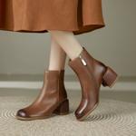 Handcrafted Luxury Leather Women's Shoes - Elegance Redefined(Edfmr7061)