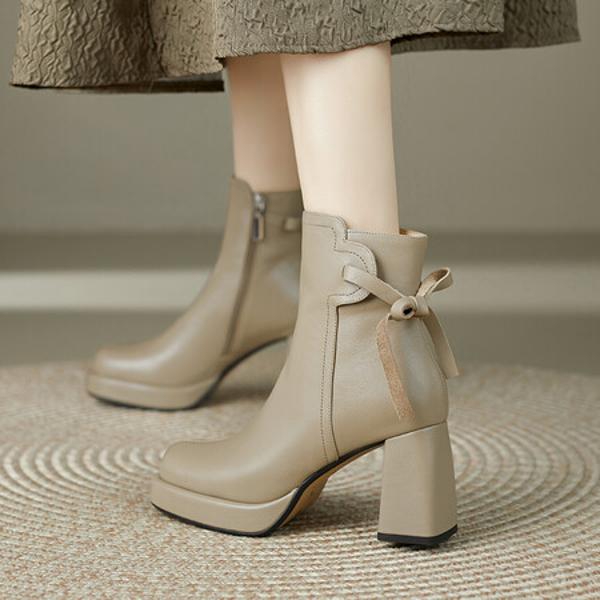 Elegant Handcrafted Leather Women’s Shoes - Luxury Quality(Edfmr7208)