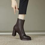 Exquisite Handcrafted Leather Women's Shoes: Luxurious Elegance & Quality Craftsmanship(Edfmr7195)