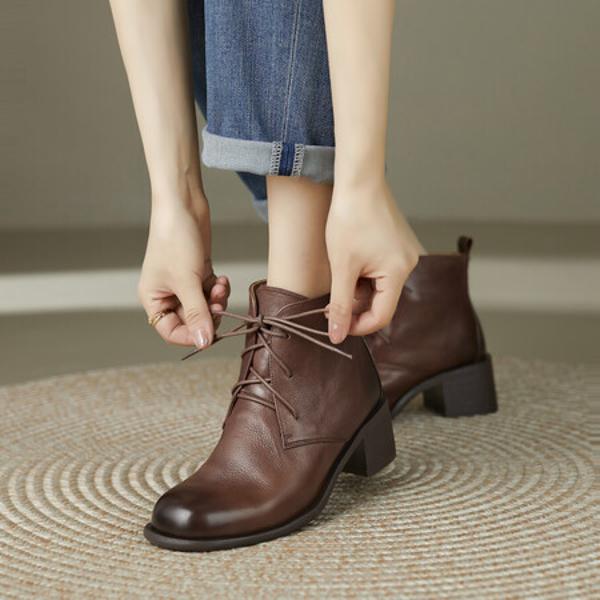 Luxurious Handcrafted Leather Women’s Shoes: Unmatched Elegance(Edfmr7221)