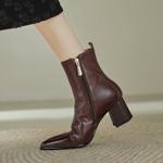 Elegant Handcrafted Leather Women's Shoes - Luxurious Quality(Edfmr6875)