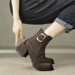 Handcrafted Luxury Leather Women’s Shoes - Elegance Redefined(Edfmr7067)