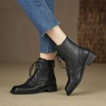 Crafted Elegance: Premium Handmade Leather Women's Shoes for the Discerning Taste(Edfmr7262)