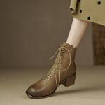 Handcrafted Luxury Leather Women's Shoes: Elegance Defined(Edfmr7225)