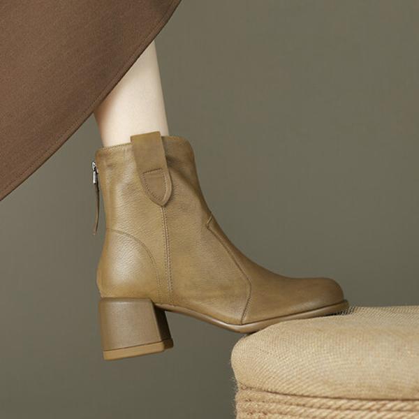 Handcrafted Luxury Genuine Leather Women's Shoes - Exquisite Craftsmanship & Timeless Elegance(Edfmr7068)