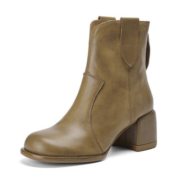 Handcrafted Luxury Genuine Leather Women's Shoes - Exquisite Craftsmanship & Timeless Elegance(Edfmr7068)