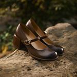 Handcrafted Luxury Leather Women's Shoes - Elegance in Every Stitch(Edfmr7323)
