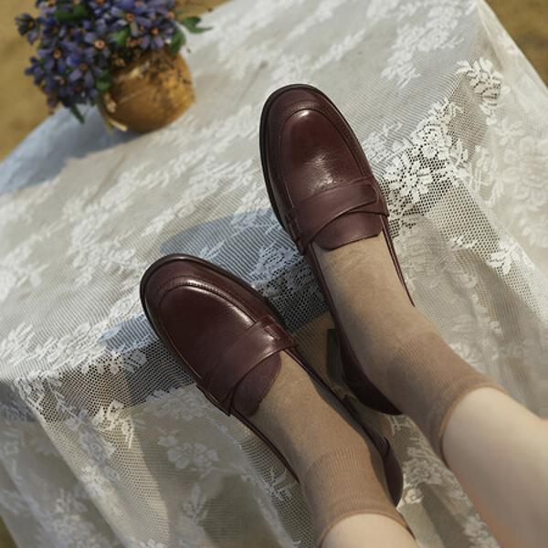 Elegantly Crafted Luxury Genuine Leather Heels(Edfmr7395)