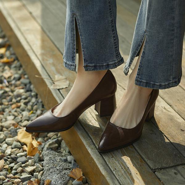 Handcrafted Luxury Leather Women’s Shoes for Elegant Style(Edfmr7353)