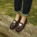 Handcrafted Luxury Leather Women's Shoes with Premium Quality(Edfmr7535)