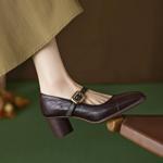 Exquisite Handcrafted Genuine Leather Women’s Shoes - Luxurious Elegance(Edfmr7555)