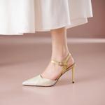 Handcrafted Leather Women's Shoes: Luxury, Elegance, Quality(Edfmr-8020)