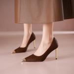Handcrafted Luxe Leather Women’s Shoes: Timeless Elegance.(Edfmr8008)