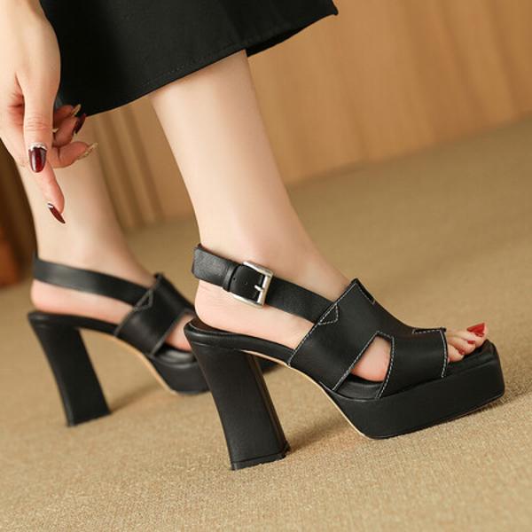 Handcrafted Luxury Leather Women's Shoes - Elegance Redefined(Edfmr770-1)