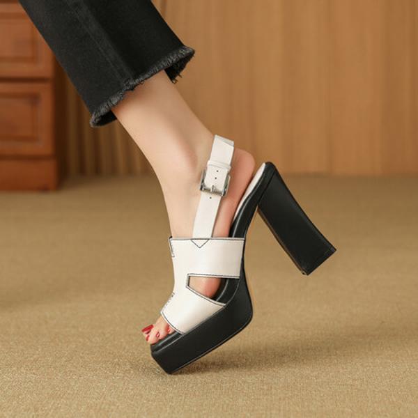 Handcrafted Luxury Leather Women's Shoes - Elegance Redefined(Edfmr770-1)