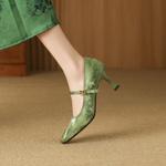 Exquisite Handmade Genuine Leather Women’s Shoes: Luxury Craftsmanship Awaits(Edfmr7595)