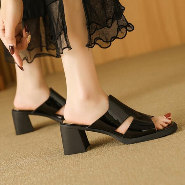 Luxurious Handmade Leather Women's Shoes - Elegance in Craftsmanship(Edfmr771-3)